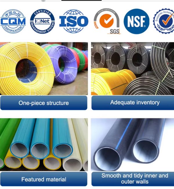 HDPE silicon core pipe